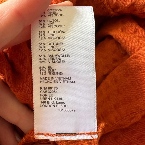 NWT Urban Outfitters Seersucker Pleated Faux Wrap Textured Mini Skirt Size XS - Picture 11 of 13